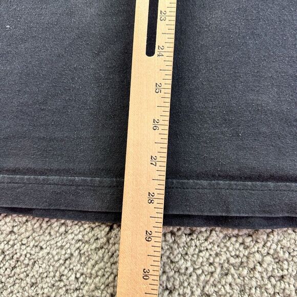 Air Force Shirt Mens L Black Blue Air Supremacy Ensures Victory USAF 7.62 FLAW - Picture 8 of 13